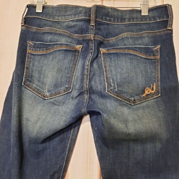 Express Jeans Ladies 6 Cropped Leggings raw hem - Picture 4 of 9